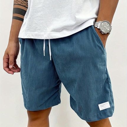 Men's Solid Shorts,Shorts For Summer Summer Men's Casual Drawstring Shorts