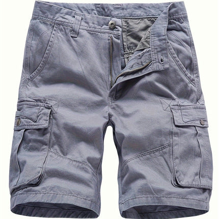 Cotton Men's Cargo Combat Shorts Casual Work Wear Outdoor Hiking Shorts with Pockets