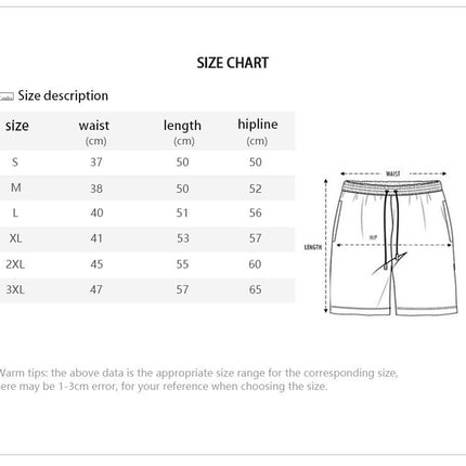 Men's Casual Sports Shorts Beach Pants Outdoor Swim Trunks Quick Dry Shorts with Pockets