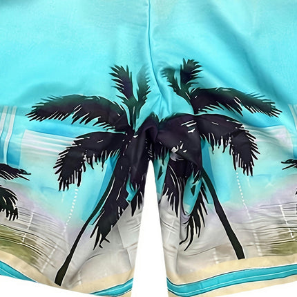 Beach Shorts Drawstring Quick Dry Shorts, Lightweight Shorts For Summer Holiday Beach Surfing