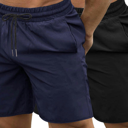 Men's 2 Pack Gym Workout Shorts 7 Inch Quick Dry Athletic Shorts Lightweight Running Shorts with Pockets