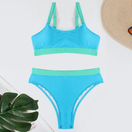 Womens High Waisted Bikini Two Piece Swimsuits Bathing Suits