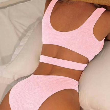 Womens One Piece Swimsuits Push Up Tummy Control Bathing Suits V Neck Cutout Swim Suits