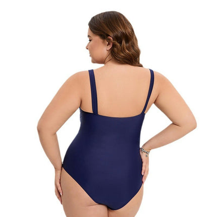 Womens One Piece Swimsuits Tummy Control Bathing Suits V Neck Ruched Monokini