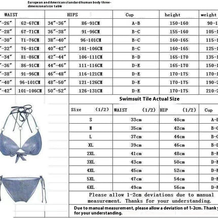 Womens High Waisted Thong Bikini Sets Sexy V Neck Two Piece Swimsuit Bathing Suits