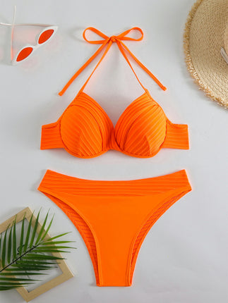 High Waisted Bikini Set for Women Two Pieces Swimsuit Sexy Tummy Control Bathing Suit