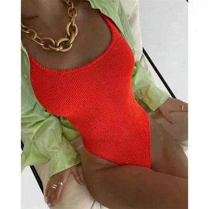 One Piece Swimsuit for Women Tummy Control Bathing Suit Slimming Swim Suit High Cut Swimwear