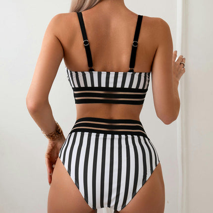 High Waisted Bikini Sets for Women Two Piece Swimsuit Tummy Control Bathing Suits