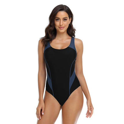 One Piece Swimsuits for Women Athletic Training Swimwear Slimming Bathing Suits