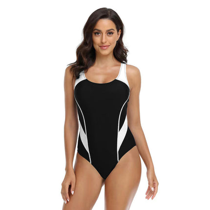 One Piece Swimsuits for Women Athletic Training Swimwear Slimming Bathing Suits