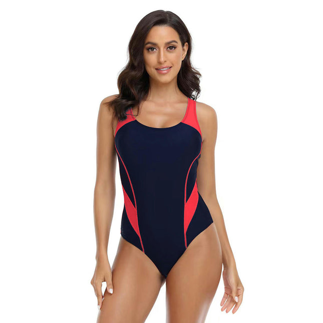 One Piece Swimsuits for Women Athletic Training Swimwear Slimming Bathing Suits