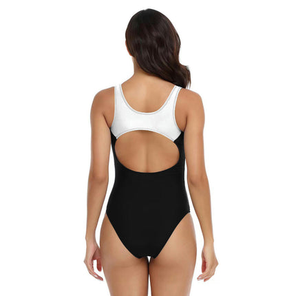 One Piece Swimsuits for Women Athletic Training Swimwear Slimming Bathing Suits