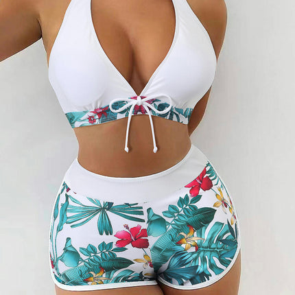 Women Two Piece Swimsuit Athletic Bathing Suits Tummy Control High Waisted Swimsuits