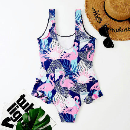 One Piece Swimsuits for Women Tummy Control Bathing Suit Scoop Neck Swimwear