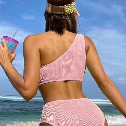 Women's Sexy One Piece Bathing Suits One Shoulder Swimsuits Cutout Swimwear