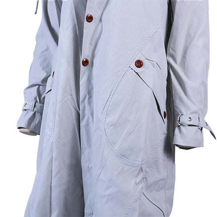 Autumn and Winter Loose Casual Large Lapel Single-Breasted Long Trench Coat Women