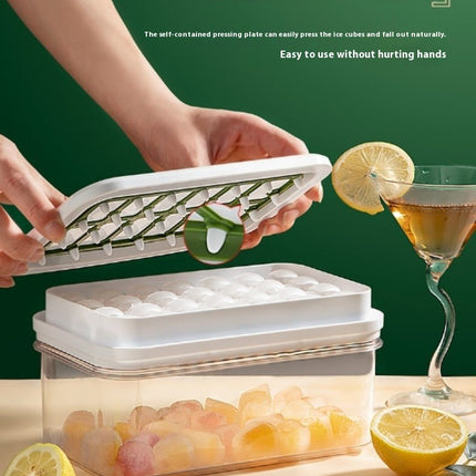 Ice Trays for Freezer - Large Capacity Press and Easy Release Ice