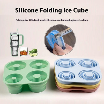 Ice Cube Tray for Stanley Cup Silicone Ice Cube Molds With Lid