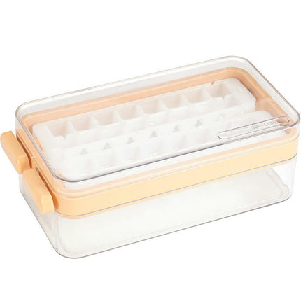 Ice Cube Tray with Lid and Bin - Flip Design Ice Cube Trays for Whiskeys