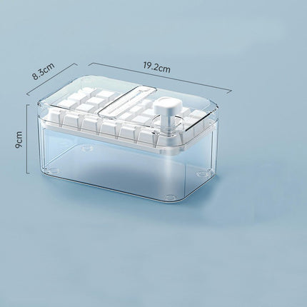 Press Type Ice Box Tray - Easy Press Ice Maker for Whiskey Cocktail