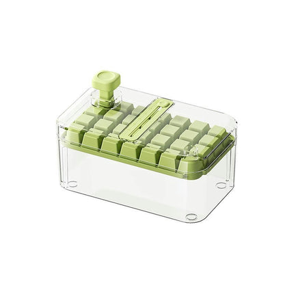 Press Type Ice Box Tray - Easy Press Ice Maker for Whiskey Cocktail