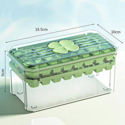 Ice Cube Tray with Lid and Container Reusable Mould for Drinks