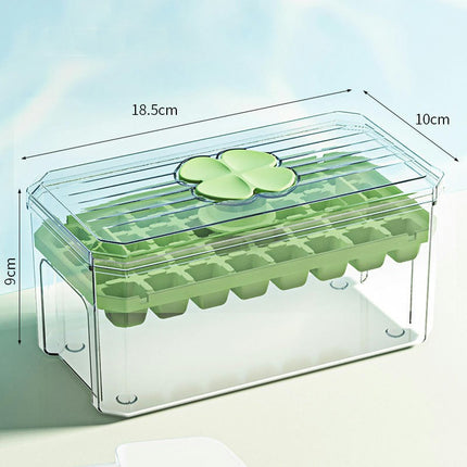 Ice Cube Tray with Lid and Container Reusable Mould for Drinks