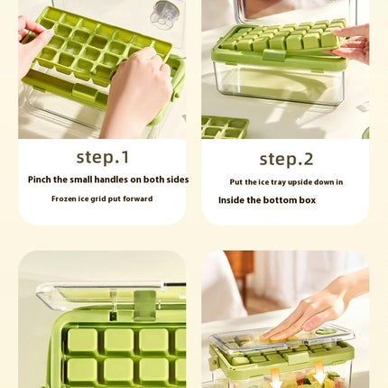 Ice Cube Trays with Lid for Outdoor Picnics Camping and Gatherings