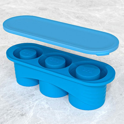 All-in-one Ice Tray for Tumbler Cup Silicone Ice Cube Molds Half Cup