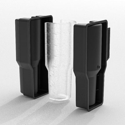 All-in-one Ice Tray for Tumbler Cup Silicone Ice Cube Molds Half Cup