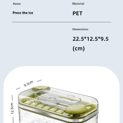 Ice Tray with Odor Prevention Freezer Ice Maker with Sealed Interior