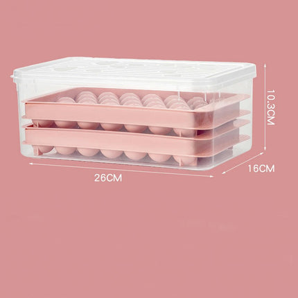 Food-grade Ice Cube Tray with Lid and Storage Bin - for Freezer