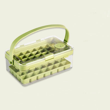 Ice Cube Trays with Lid and Bin - for Outdoor Picnics Camping