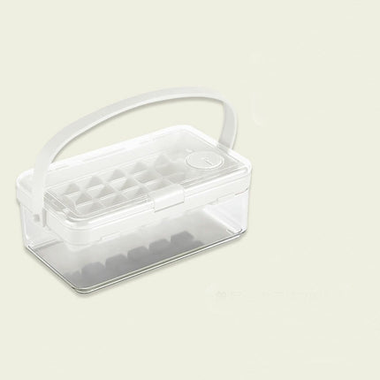 Ice Cube Trays with Lid and Bin - for Outdoor Picnics Camping