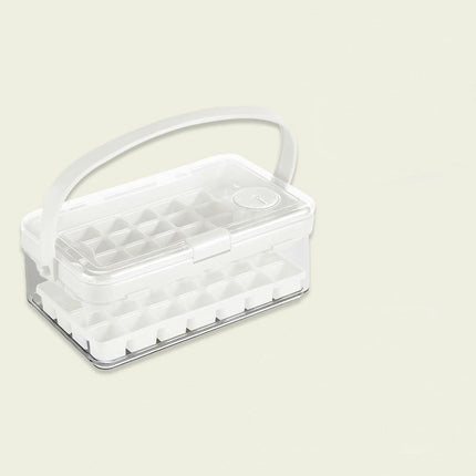 Ice Cube Trays with Lid and Bin - for Outdoor Picnics Camping