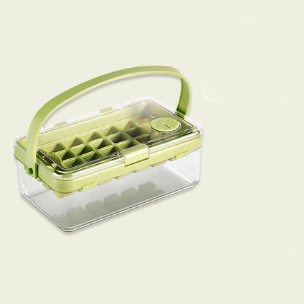 Ice Cube Trays with Lid and Bin - for Outdoor Picnics Camping