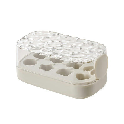 Ice Cube Trays with Lid and Bin - for Outdoor Picnics Camping