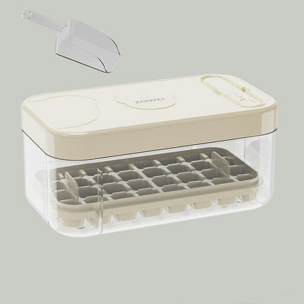 Ice Cube Tray with Lid Ice Cubes with Storage Box for Freezer