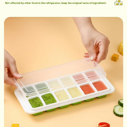 Ice Cube Trays Silicone Ice Cube Trays with Lid Easy-release for Fridge