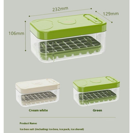 Ice Cube Tray with Lid Ice Cubes with Storage Box for Freezer