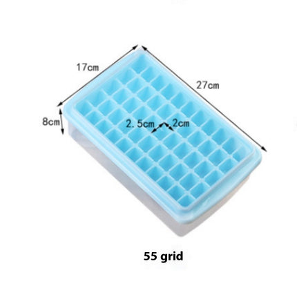 Ice cube 55 grid with lid ice box with fresh-keeping box for Freezer