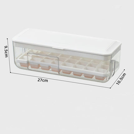 Ice Cube Tray with Lid and Bin Silicone Ice Cube Molds Easy Release