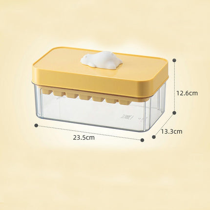 Ice Maker Tray - Easy Release Press Ice Cube Maker Molds for Freezer