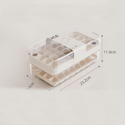 Ice Cube Trays with Removable Lid - Easy Release Ice Out Fast