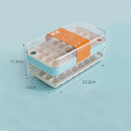 Ice Cube Trays with Removable Lid - Easy Release Ice Out Fast