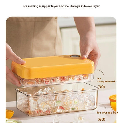 Ice Cube Trays with Removable Lid - Easy Release Ice Out Fast