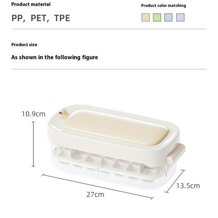 Lever Press Easy-Release Ice Cube Molds - for Chilling Drinks