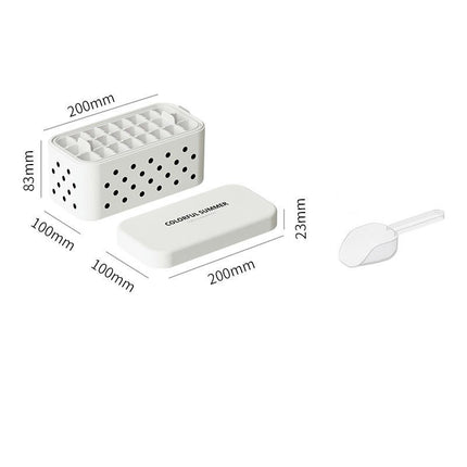 Small Ice Cube Silicone Trays with Lids Ice Cube Trays for Freezer