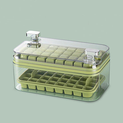 Large Capacity Press Ice Cube Mold for Freezer Easy Release Tray