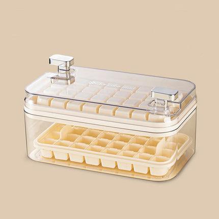 Large Capacity Press Ice Cube Mold for Freezer Easy Release Tray